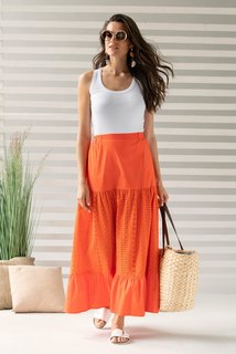 Юбка женская Laete 61429-1 оранжевая S