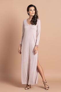 Сорочка женская Laete 51696 бежевая M