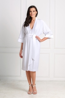 Халат женский Laete 20258 белый 3XL