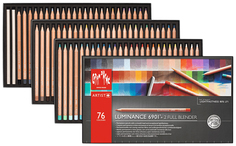 Набор цветных карандашей CARAN DACHE LUMINANCE CA6901.776 76 + 2 цветов