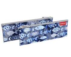 Пенал конверт ErichKrause® 220х90мм Fish and Dots