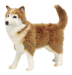 Мягкая игрушка Hansa Хаски Коричневая 50 см