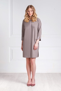 Домашнее платье женское Laete 30248 коричневое XL