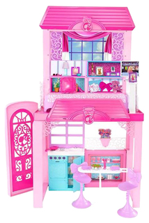 Дом кукольный Barbie розовый