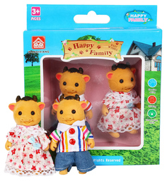 Игровой набор Дрофа-медиа Happy Family Семья коровок 012-06С
