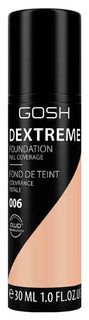 Тональный крем Gosh Dextreme Full Coverage Foundation 006 Honey 30 мл