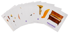Набор карточек для Детей Айрис-Пресс Iq Малыш Умный Малыш Музыкальные Инструменты