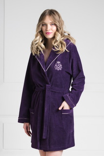 Халат женский Laete 11004-9 фиолетовый XL