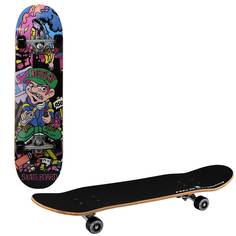 Скейтборд RGX LG 301 79 x 20 см разноцветный