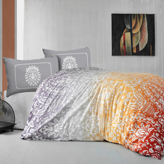 Комплект постельного белья Arya Barclay Цвет: Оранжевый (1,5 спал.)