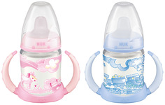 Бутылочка обучающая NUK Baby Rose & Blue