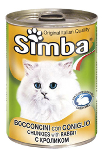 Консервы для кошек Simba, кролик, 400г