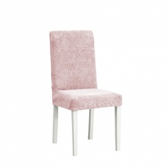 Чехлы на стулья плюшевые Venera "Chair cover soft", цвет: розовый, комплект 6 шт