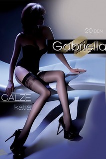 Чулки женские Gabriella 227 Katia 20d-1 черные S/M