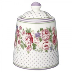 Сахарница Greengate Rose white STWSUGROS0104