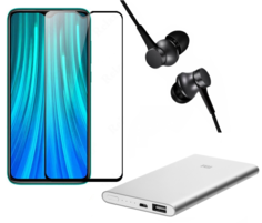 Смартфон Xiaomi Redmi Note 8 Pro 6/128Gb Green+Mi In-Ear Basic+Mi Power Bank 5000+стекло