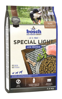 Сухой корм для собак Bosch Special Light, с пониженным содержанием белка, 2,5кг