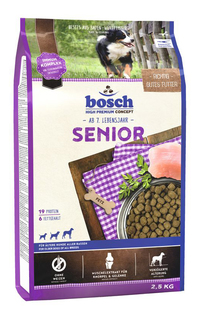 Сухой корм для собак Bosch Senior, для пожилых, домашняя птица, 2,5кг