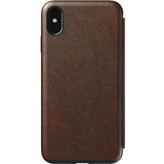 Чехол Nomad Rugged Folio Case для iPhone X/Xs Brown