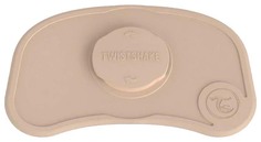 Коврик для кормления с тарелочкой Twistshake Click Mat Mini, пастельный бежевый