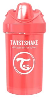 Поильник Twistshake Crawler Cup, Жемчужный красный Pearl Red, 300 мл