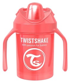 Поильник Twistshake Mini Cup, Жемчужный красный Pearl Red, 230 мл