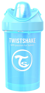 Поильник Twistshake Crawler Cup, Жемчужный синий Pearl Blue, 300 мл