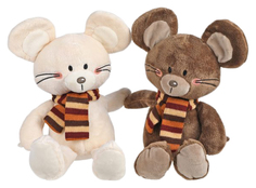 Мягкая игрушка "Мышонок Мики с шарфом", 22 см Fluffy Family