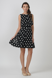 Платье женское Blugirl 8416 BLUGIRL SS15 черное 40 IT