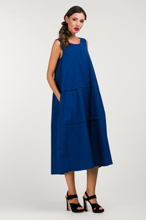 Платье женское Seventy AB0589 SEVENTY SS17 синее 40 IT