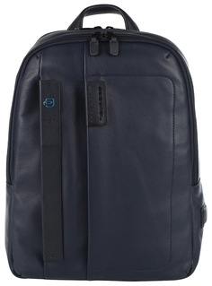 Рюкзак кожаный Piquadro CA3869P15 синий