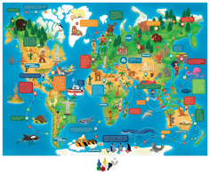 Настольная игра ходилка Десятое королевство Кругосветка (европодвес)