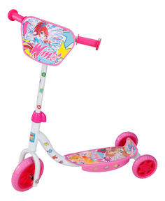 Самокат трехколесный 1 Toy WinX Т56810 розовый-белый