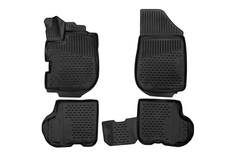 Коврики 3D в салон подходят для NISSAN Note, 2012-> П.Р. хетчбек, 4шт. (полиуретан) Element