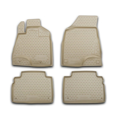 Коврики в салон INFINITI FX35 2003-2009, 4 шт, (полиуретан, бежевые) Element