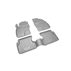 Коврики в салон HYUNDAI Santa Fe Classic 2001-2006, 4 шт, (полиуретан, серые) Element