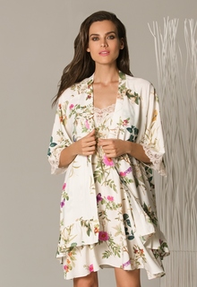 Халат женский Laete 61495 разноцветный M/L