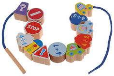 Бусы на шнуровке Буратино Машинки