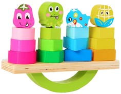 Пирамидка логическая - неваляшка Sima-Land