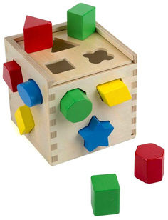 Набор игровой Melissa&Doug Сортировщик фигур Куб 575M
