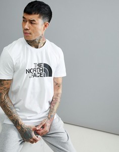 Белая футболка с принтом The North Face-Белый