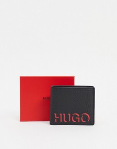 Кожаный кошелек HUGO Victorian-Черный