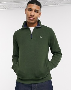 Свитшот с короткой молнией Lacoste-Серый