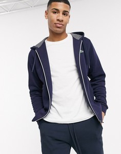 Худи на молнии Lacoste-Серый