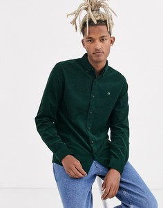 Вельветовая рубашка классического кроя Scotch & Soda-Зеленый