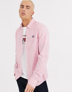 Рубашка классического кроя в полоску Scotch & Soda-Розовый