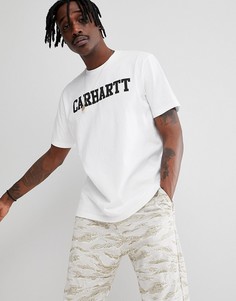 Белая футболка Carhartt WIP College-Белый