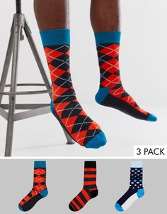 Набор из 3 пар носков HS by Happy Socks-Мульти