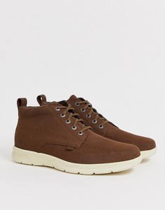 Мужские кожаные ботинки коричневого цвета Kickers kelland-Коричневый