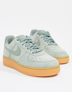 Кроссовки на каучуковой подошве Nike Air Force 1-Зеленый
